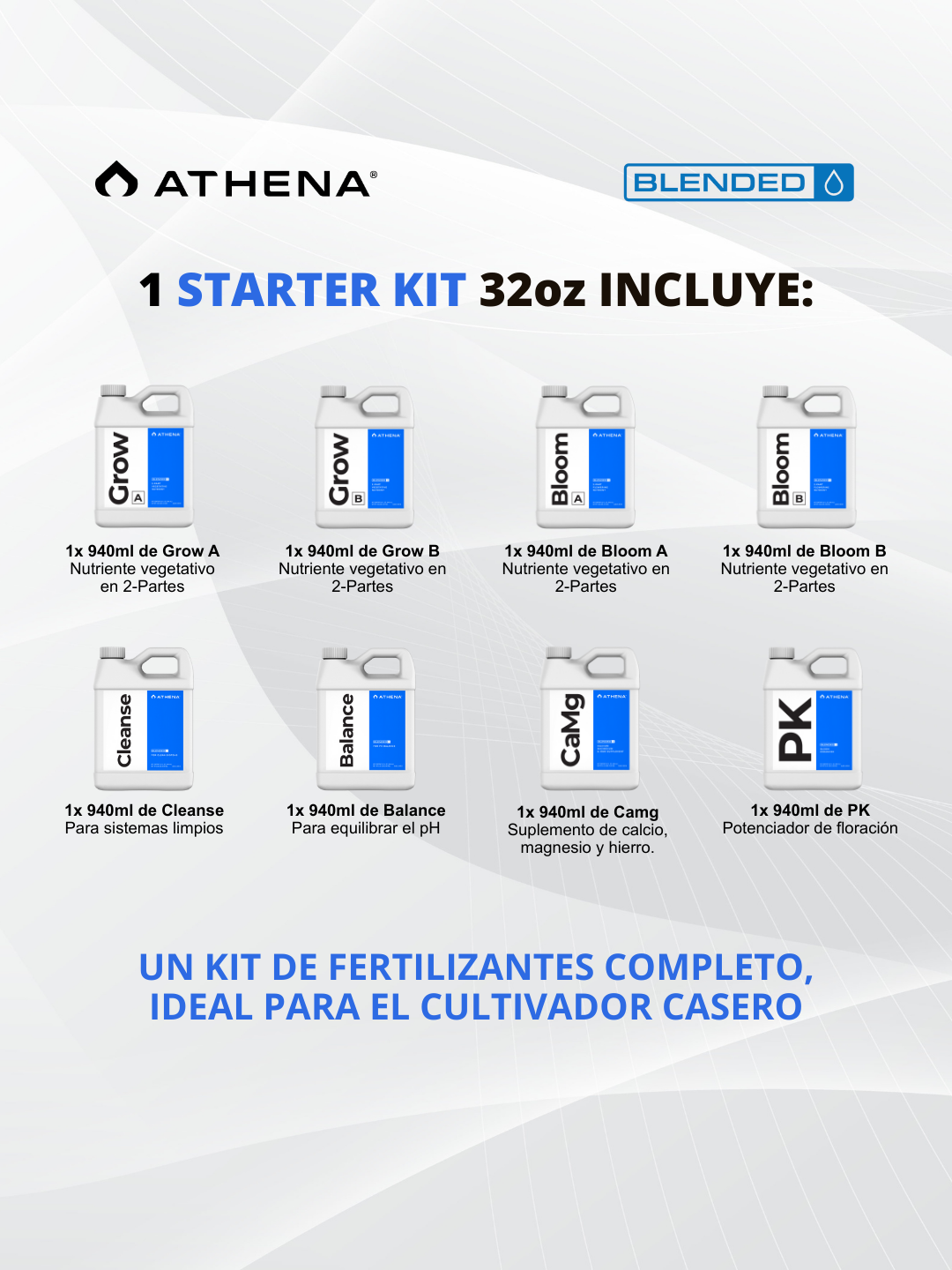 El starter kit incluye